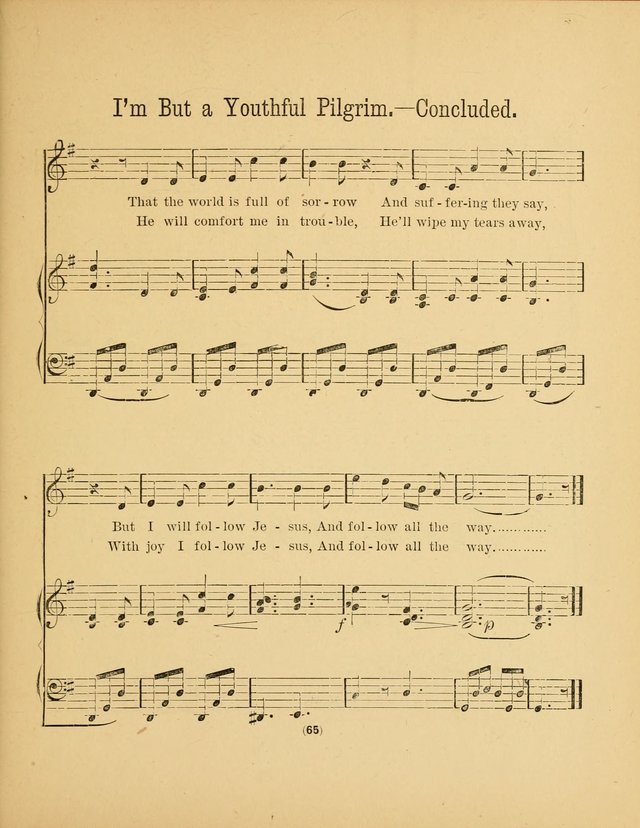Sacred Songs for Little Singers: a collection adapted to primary classes in Sabbath-schools page 65