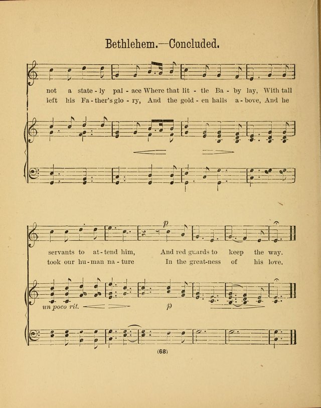 Sacred Songs for Little Singers: a collection adapted to primary classes in Sabbath-schools page 68