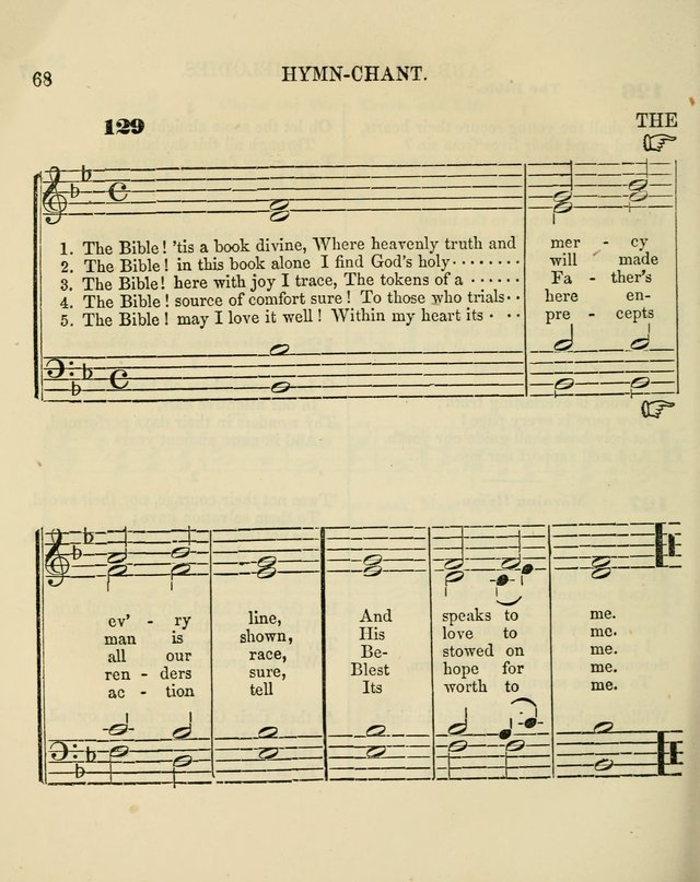 The Sabbath School Melodist: being a selection of hymns with appropriate music; for the use of Sabbath schools, families and social meetings page 68