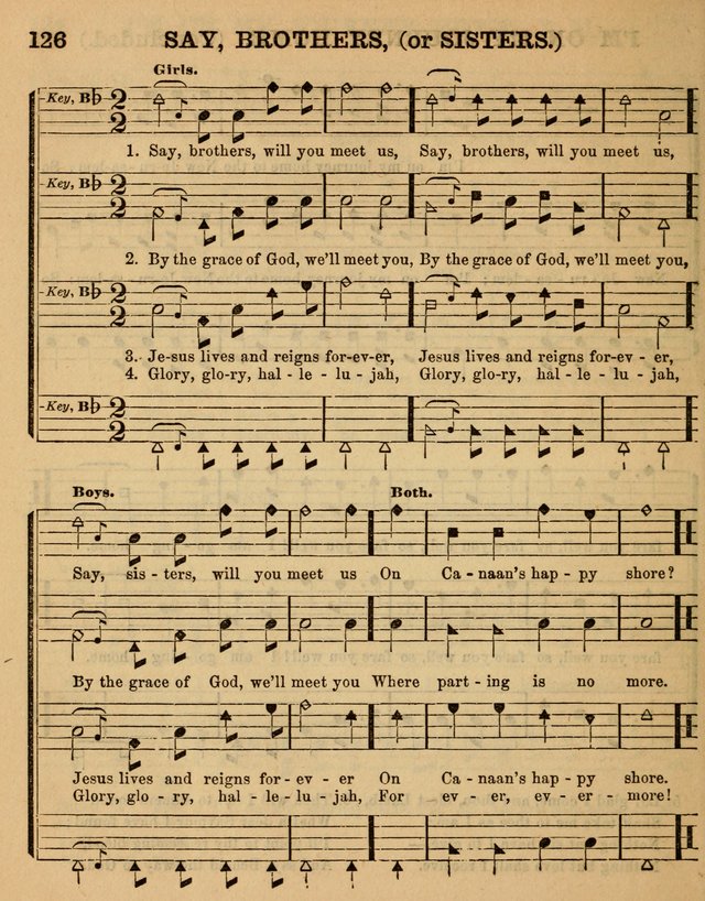 The Sabbath School Minstrel: being a collection of the most popular hymns and tunes, together with a great variety of the best anniversary pieces. The whole forming a complete manual ... page 128