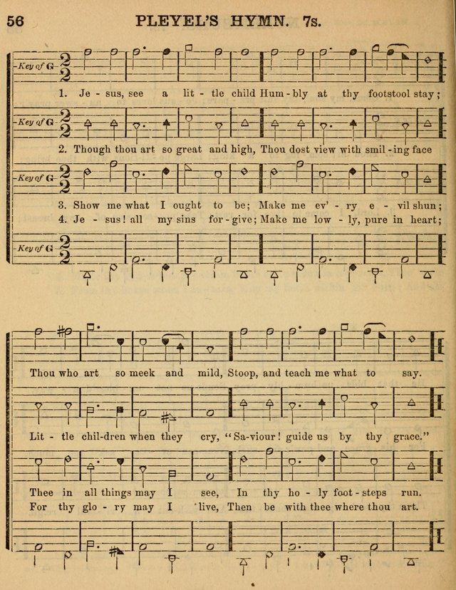 The Sabbath School Minstrel: being a collection of the most popular hymns and tunes, together with a great variety of the best anniversary pieces. The whole forming a complete manual ... page 56