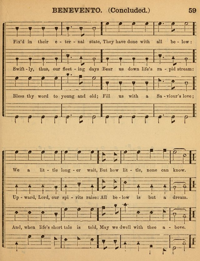 The Sabbath School Minstrel: being a collection of the most popular hymns and tunes, together with a great variety of the best anniversary pieces. The whole forming a complete manual ... page 59