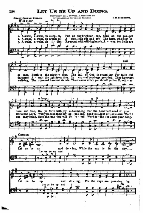 Sunday School Melodies: a Collection of new and Standard Hymns for the Sunday School page 28