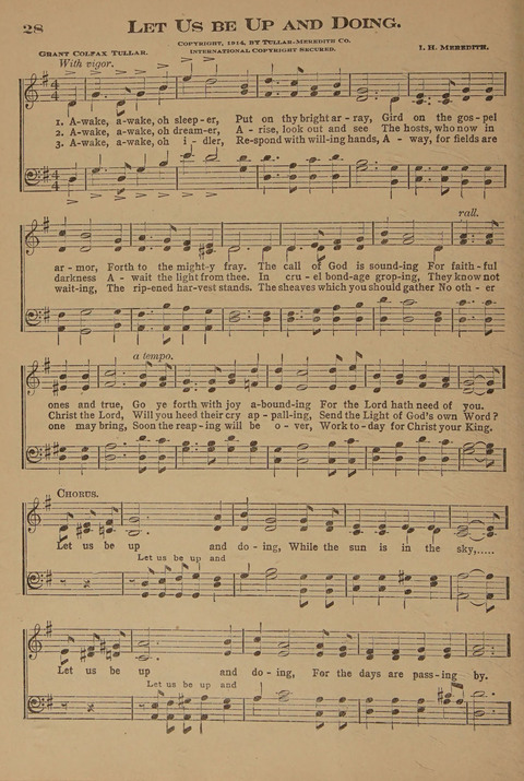 Sunday School Melodies: a Collection of new and Standard Hymns for the Sunday School page 28