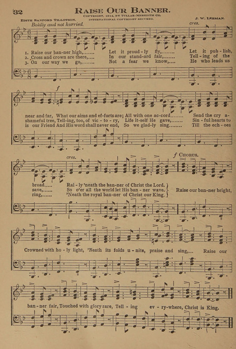 Sunday School Melodies: a Collection of new and Standard Hymns for the Sunday School page 32