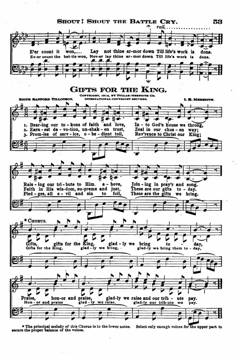 Sunday School Melodies: a Collection of new and Standard Hymns for the Sunday School page 53