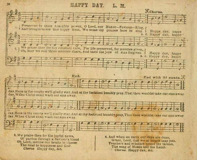 The Sunday-School Music Book: enlarged page 2