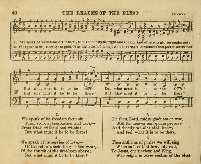 The Sunday-School Music Book: enlarged page 40