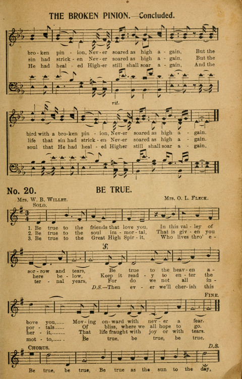 Songs for the Singing, Normal and Literary Schools page 21