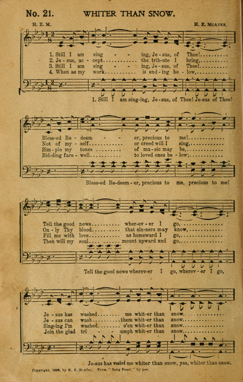Songs for the Singing, Normal and Literary Schools page 22