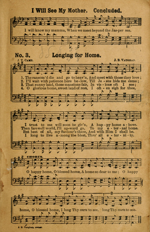 Songs for the Singing, Normal and Literary Schools page 3