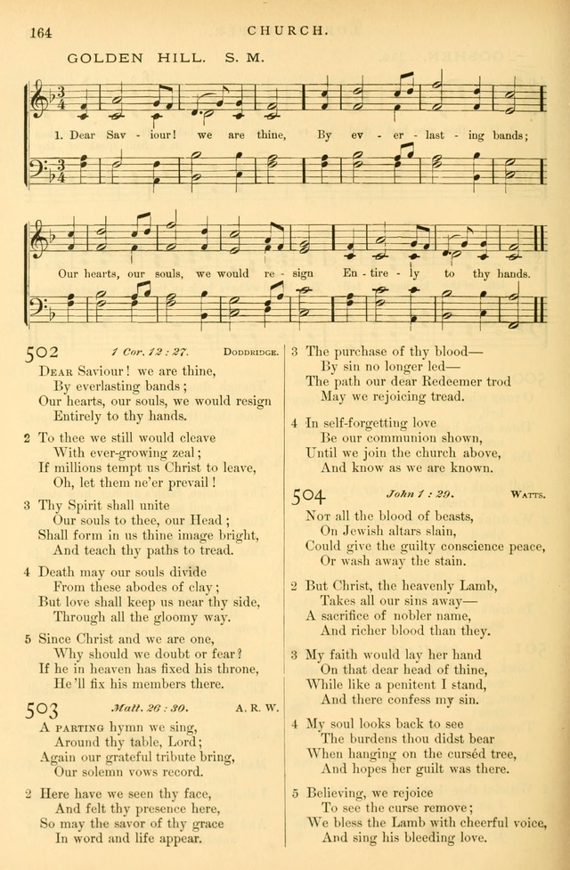 Songs for the sanctuary: or Hymns and tunes for Christian worship page 177