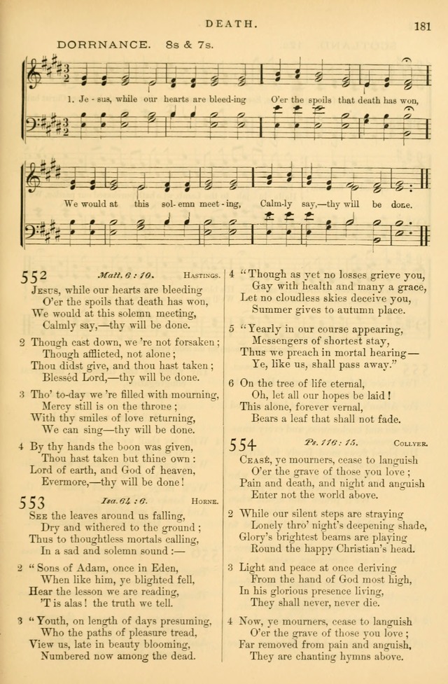 Songs for the sanctuary: or Hymns and tunes for Christian worship page 194