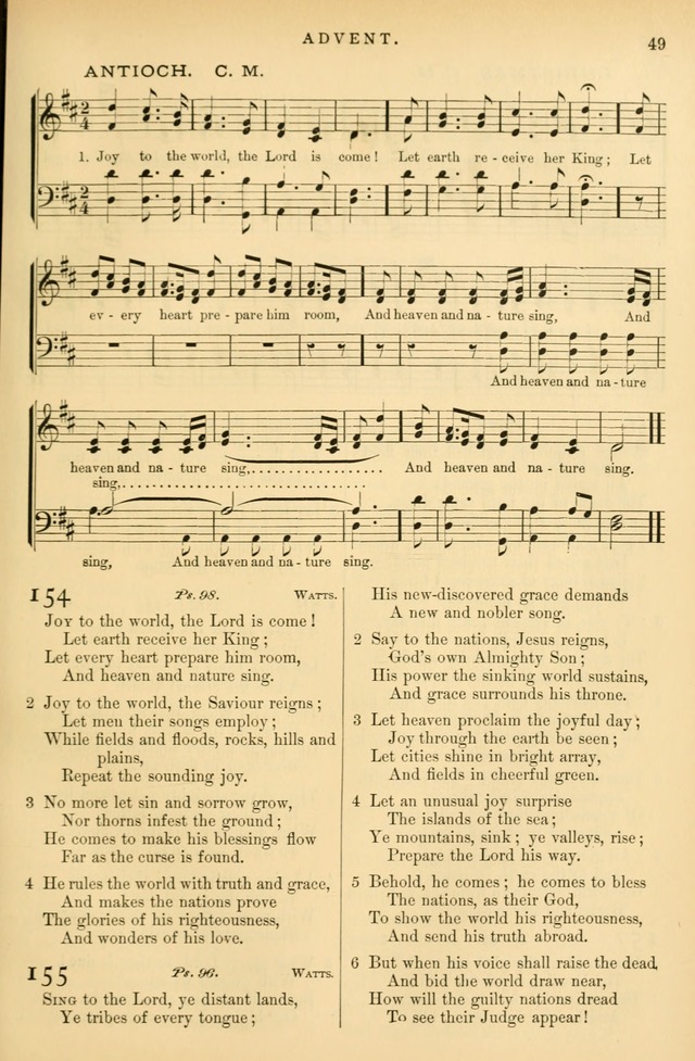Songs for the sanctuary: or Hymns and tunes for Christian worship page 62