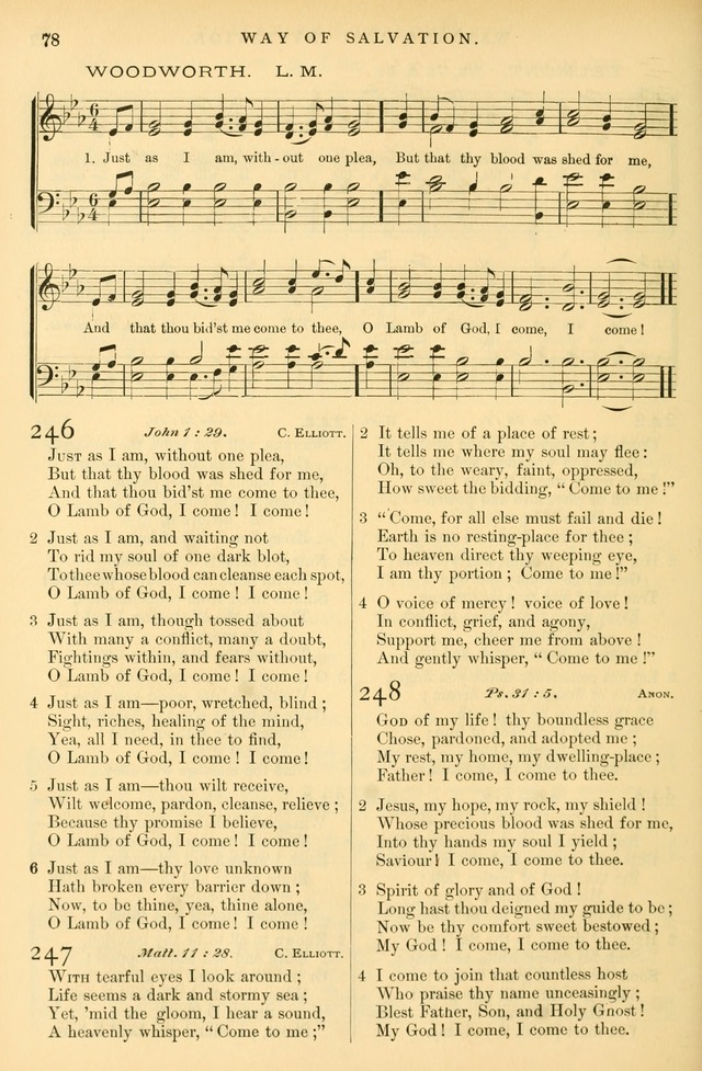 Songs for the sanctuary: or Hymns and tunes for Christian worship page 91