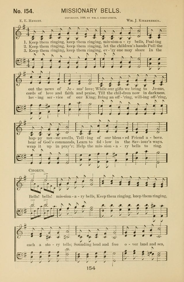 Sunday-School Praises: prepared especially for use in the Sunday-School page 159