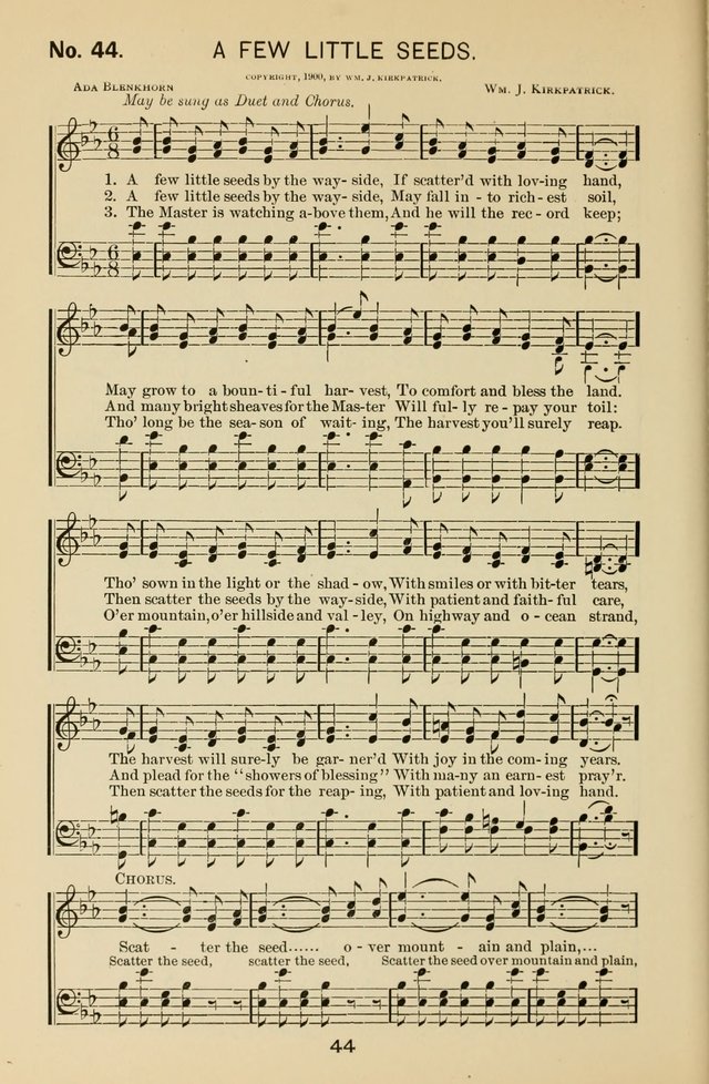 Sunday-School Praises: prepared especially for use in the Sunday-School page 49