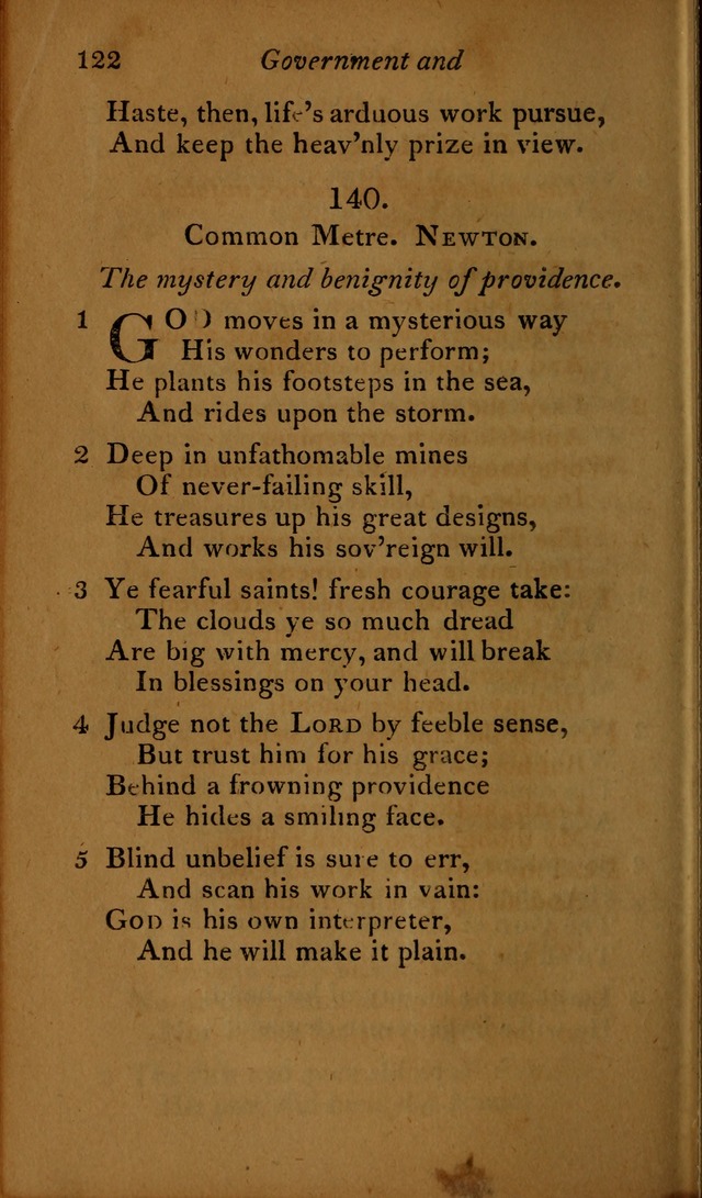 A Selection of Sacred Poetry: consisting of psalms and hymns, from Watts, Doddridge, Merrick, Scott, Cowper, Barbauld, Steele ...compiled for  the use of the Unitarian Church in Philadelphia page 122