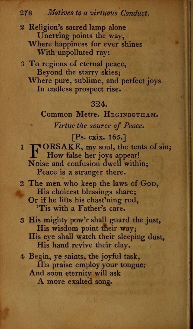 A Selection of Sacred Poetry: consisting of psalms and hymns, from Watts, Doddridge, Merrick, Scott, Cowper, Barbauld, Steele ...compiled for  the use of the Unitarian Church in Philadelphia page 278