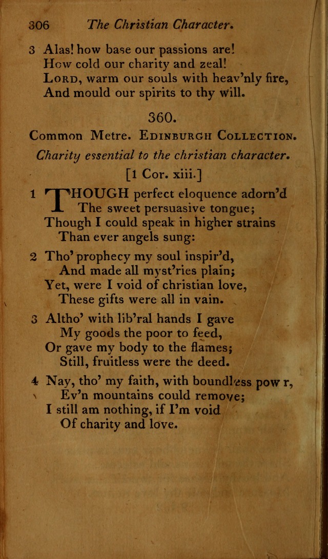 A Selection of Sacred Poetry: consisting of psalms and hymns, from Watts, Doddridge, Merrick, Scott, Cowper, Barbauld, Steele ...compiled for  the use of the Unitarian Church in Philadelphia page 306