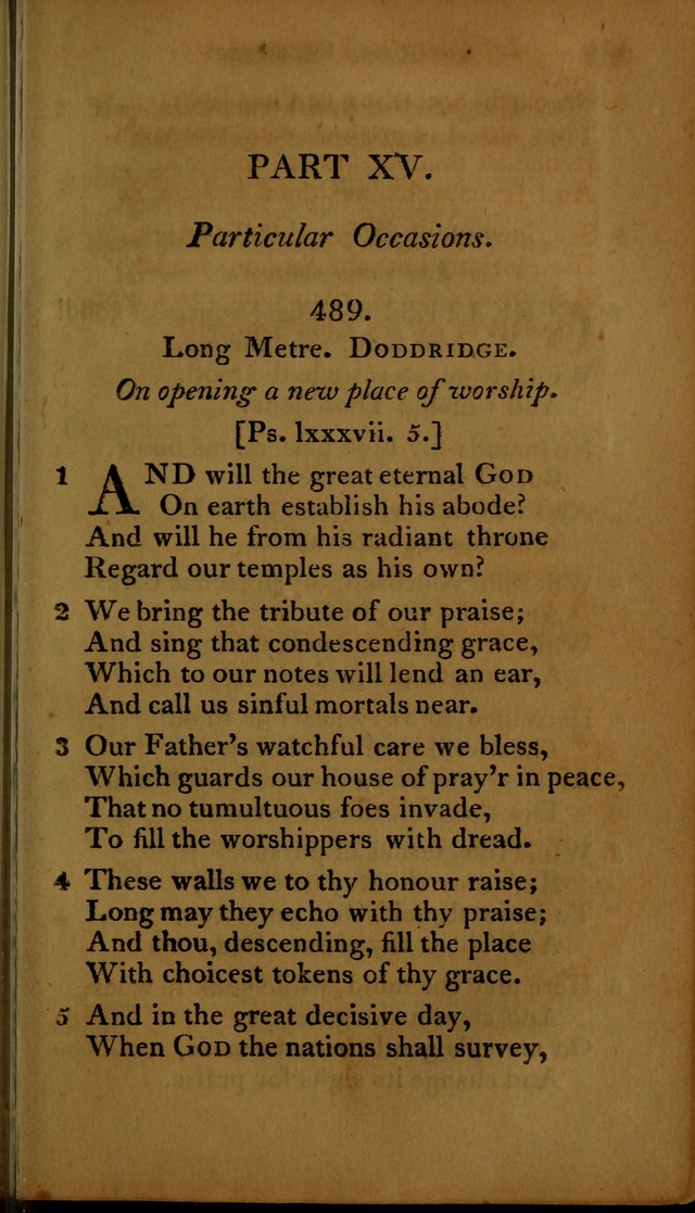 A Selection of Sacred Poetry: consisting of psalms and hymns, from Watts, Doddridge, Merrick, Scott, Cowper, Barbauld, Steele ...compiled for  the use of the Unitarian Church in Philadelphia page 415