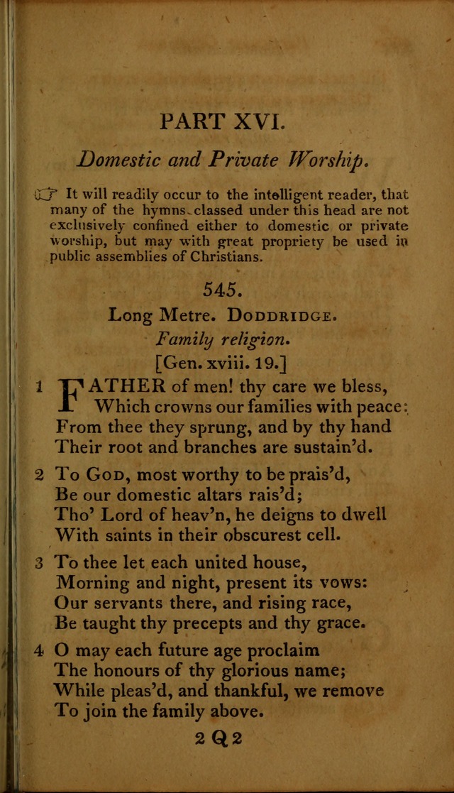 A Selection of Sacred Poetry: consisting of psalms and hymns, from Watts, Doddridge, Merrick, Scott, Cowper, Barbauld, Steele ...compiled for  the use of the Unitarian Church in Philadelphia page 461