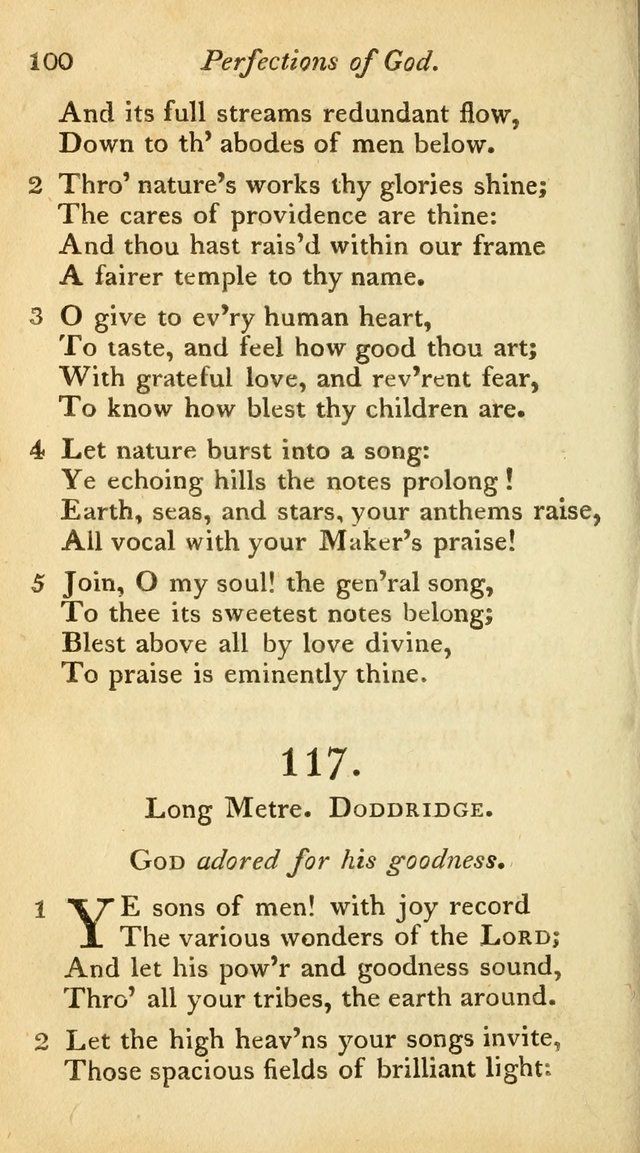 A Selection of Sacred Poetry: consisting of psalms and hymns from Watts, Doddridge, Merrick, Scott, Cowper, Barbauld, Steele, and others (2nd ed.) page 100