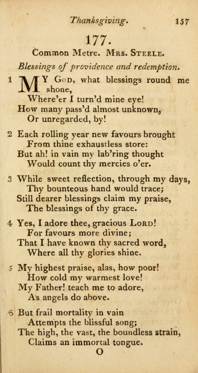 A Selection of Sacred Poetry: consisting of psalms and hymns from Watts, Doddridge, Merrick, Scott, Cowper, Barbauld, Steele, and others (2nd ed.) page 157