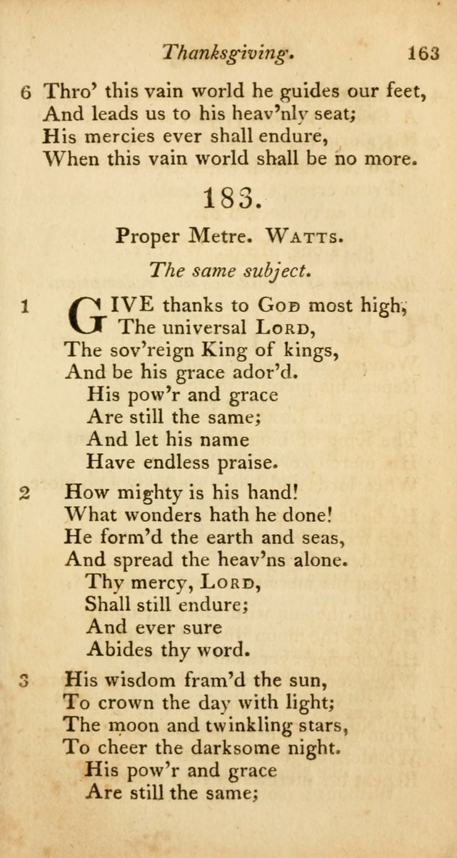 A Selection of Sacred Poetry: consisting of psalms and hymns from Watts, Doddridge, Merrick, Scott, Cowper, Barbauld, Steele, and others (2nd ed.) page 163