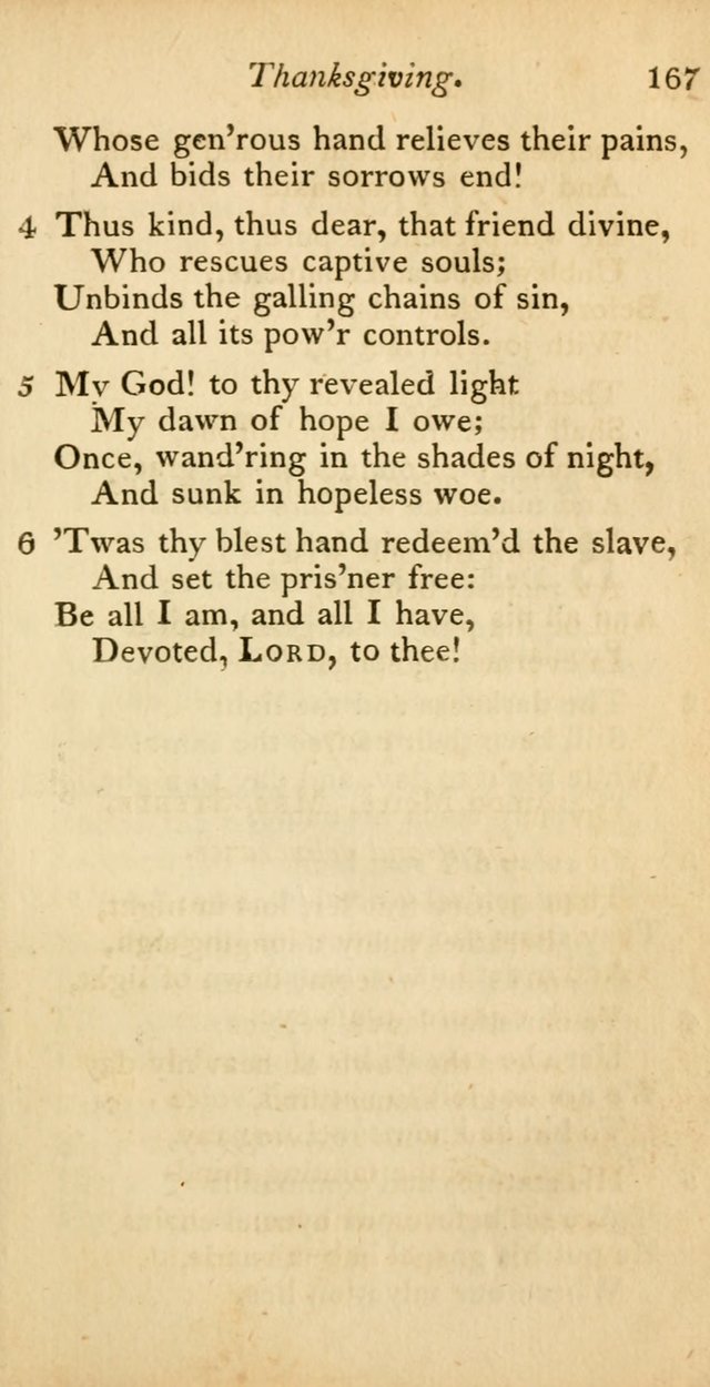 A Selection of Sacred Poetry: consisting of psalms and hymns from Watts, Doddridge, Merrick, Scott, Cowper, Barbauld, Steele, and others (2nd ed.) page 167