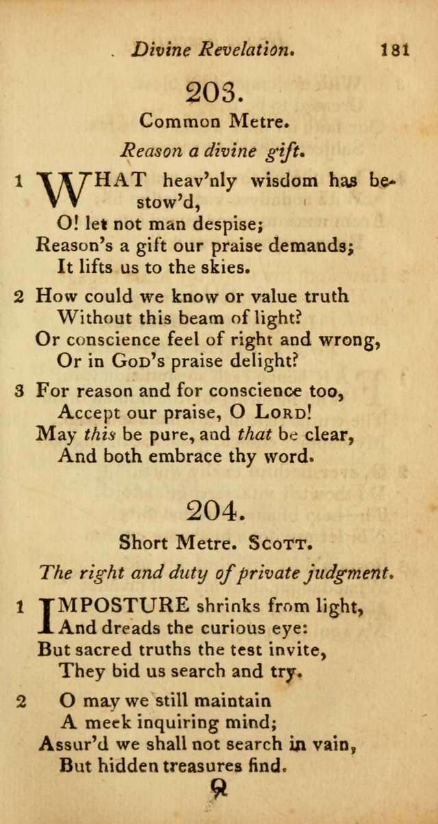 A Selection of Sacred Poetry: consisting of psalms and hymns from Watts, Doddridge, Merrick, Scott, Cowper, Barbauld, Steele, and others (2nd ed.) page 181
