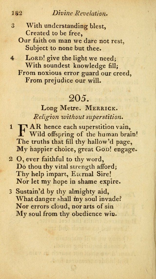 A Selection of Sacred Poetry: consisting of psalms and hymns from Watts, Doddridge, Merrick, Scott, Cowper, Barbauld, Steele, and others (2nd ed.) page 182