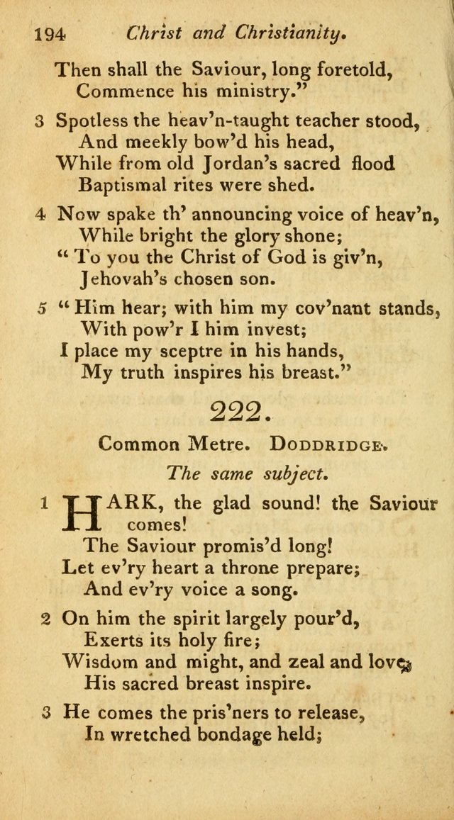 A Selection of Sacred Poetry: consisting of psalms and hymns from Watts, Doddridge, Merrick, Scott, Cowper, Barbauld, Steele, and others (2nd ed.) page 194