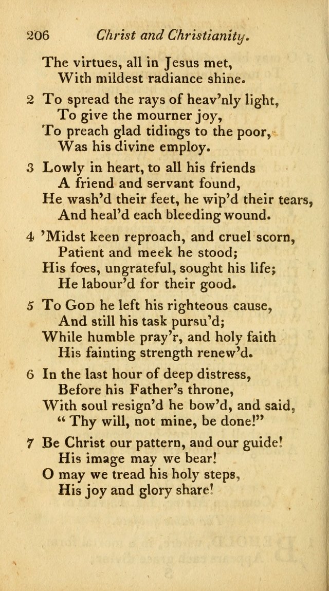 A Selection of Sacred Poetry: consisting of psalms and hymns from Watts, Doddridge, Merrick, Scott, Cowper, Barbauld, Steele, and others (2nd ed.) page 206