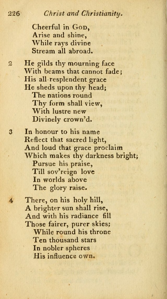 A Selection of Sacred Poetry: consisting of psalms and hymns from Watts, Doddridge, Merrick, Scott, Cowper, Barbauld, Steele, and others (2nd ed.) page 226