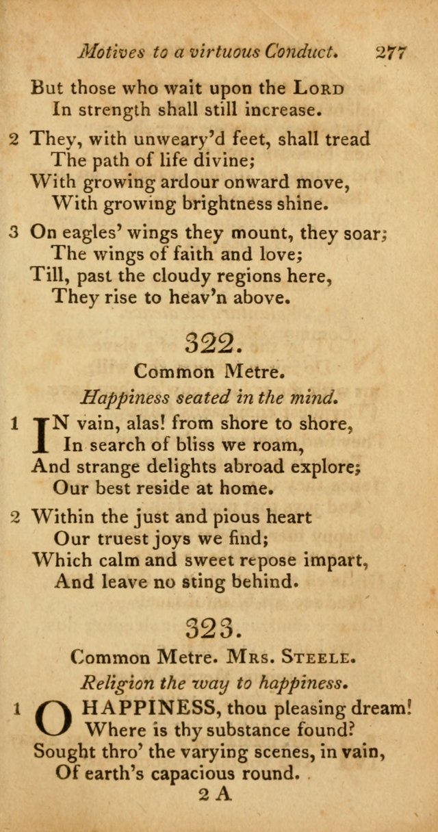 A Selection of Sacred Poetry: consisting of psalms and hymns from Watts, Doddridge, Merrick, Scott, Cowper, Barbauld, Steele, and others (2nd ed.) page 277
