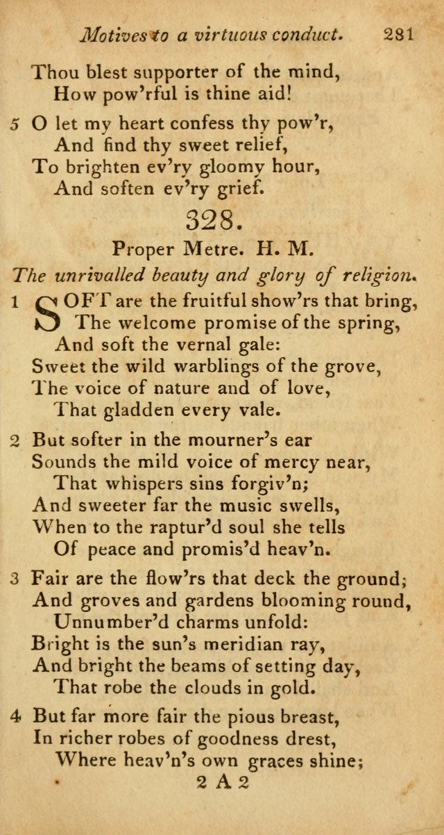 A Selection of Sacred Poetry: consisting of psalms and hymns from Watts, Doddridge, Merrick, Scott, Cowper, Barbauld, Steele, and others (2nd ed.) page 281