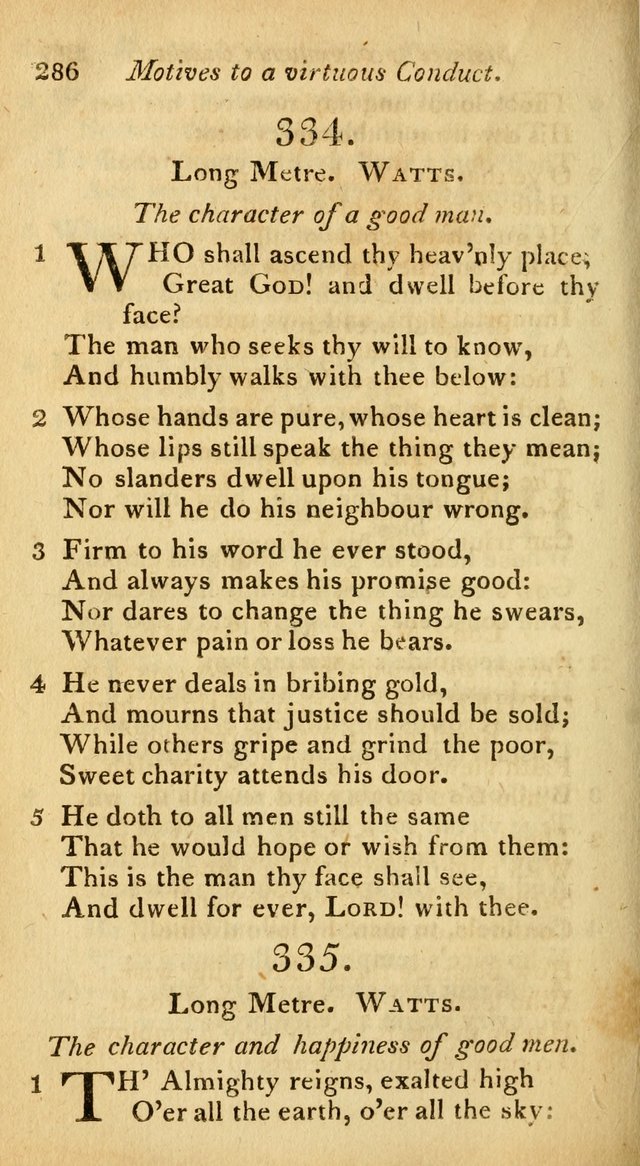 A Selection of Sacred Poetry: consisting of psalms and hymns from Watts, Doddridge, Merrick, Scott, Cowper, Barbauld, Steele, and others (2nd ed.) page 286