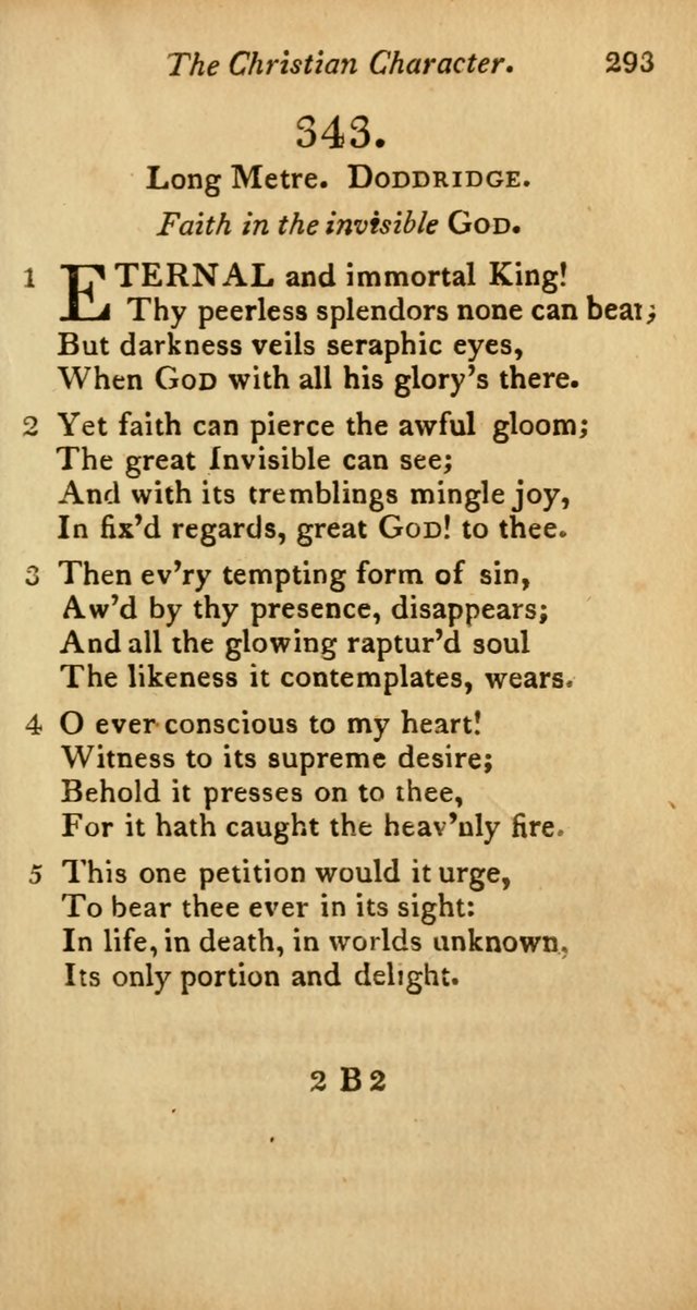 A Selection of Sacred Poetry: consisting of psalms and hymns from Watts, Doddridge, Merrick, Scott, Cowper, Barbauld, Steele, and others (2nd ed.) page 293
