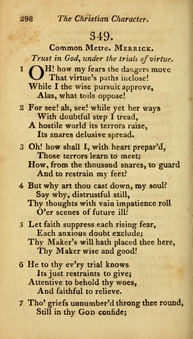 A Selection of Sacred Poetry: consisting of psalms and hymns from Watts, Doddridge, Merrick, Scott, Cowper, Barbauld, Steele, and others (2nd ed.) page 298