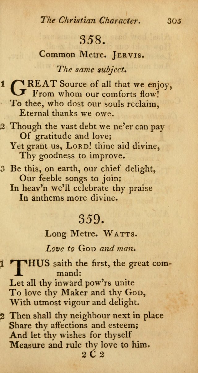 A Selection of Sacred Poetry: consisting of psalms and hymns from Watts, Doddridge, Merrick, Scott, Cowper, Barbauld, Steele, and others (2nd ed.) page 305