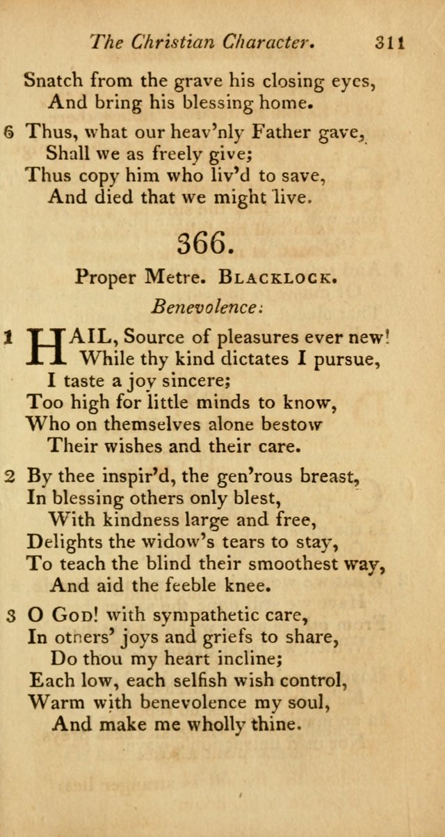 A Selection of Sacred Poetry: consisting of psalms and hymns from Watts, Doddridge, Merrick, Scott, Cowper, Barbauld, Steele, and others (2nd ed.) page 311