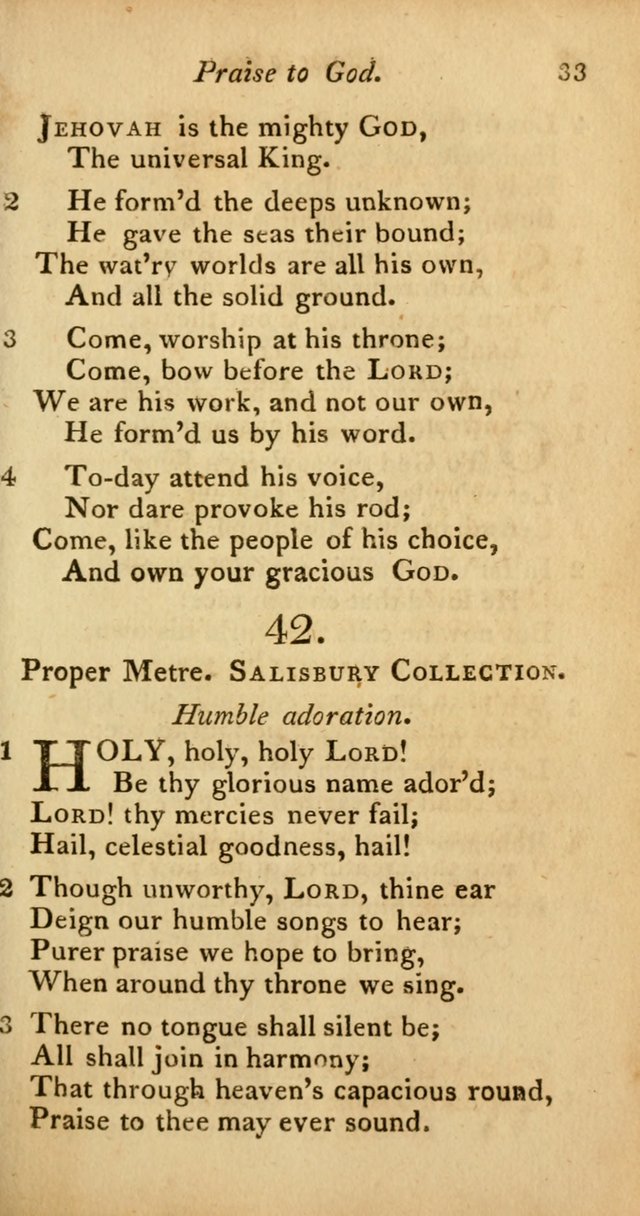 A Selection of Sacred Poetry: consisting of psalms and hymns from Watts, Doddridge, Merrick, Scott, Cowper, Barbauld, Steele, and others (2nd ed.) page 33