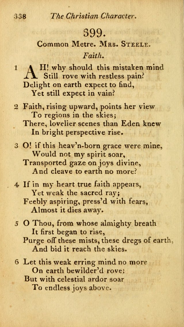A Selection of Sacred Poetry: consisting of psalms and hymns from Watts, Doddridge, Merrick, Scott, Cowper, Barbauld, Steele, and others (2nd ed.) page 338