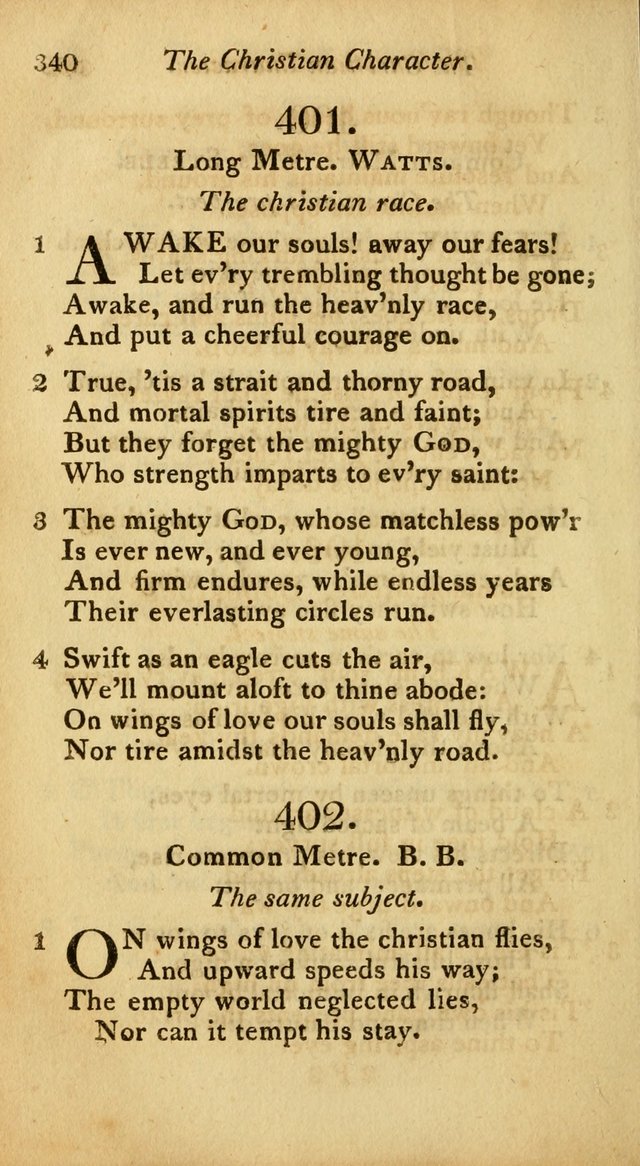 A Selection of Sacred Poetry: consisting of psalms and hymns from Watts, Doddridge, Merrick, Scott, Cowper, Barbauld, Steele, and others (2nd ed.) page 340