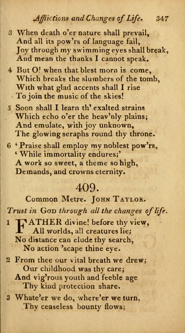 A Selection of Sacred Poetry: consisting of psalms and hymns from Watts, Doddridge, Merrick, Scott, Cowper, Barbauld, Steele, and others (2nd ed.) page 347