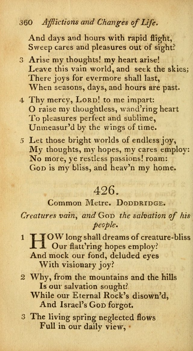 A Selection of Sacred Poetry: consisting of psalms and hymns from Watts, Doddridge, Merrick, Scott, Cowper, Barbauld, Steele, and others (2nd ed.) page 360