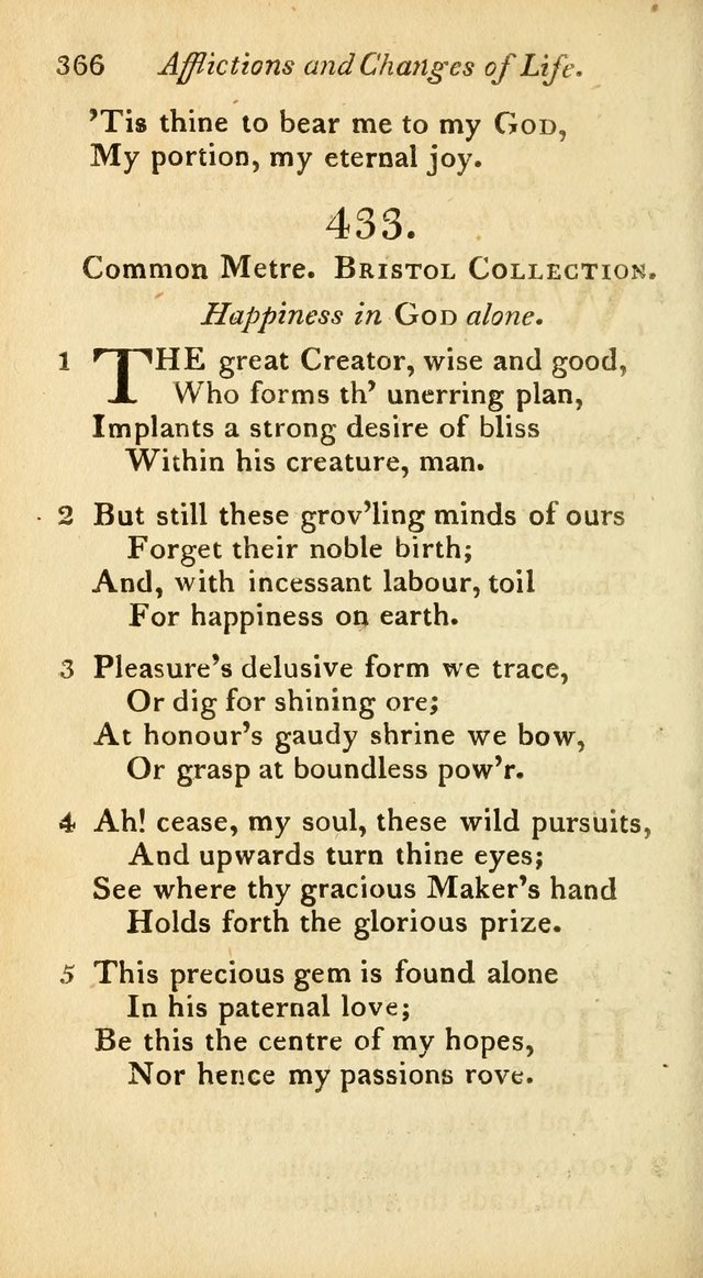 A Selection of Sacred Poetry: consisting of psalms and hymns from Watts, Doddridge, Merrick, Scott, Cowper, Barbauld, Steele, and others (2nd ed.) page 366