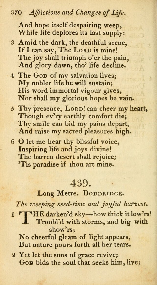 A Selection of Sacred Poetry: consisting of psalms and hymns from Watts, Doddridge, Merrick, Scott, Cowper, Barbauld, Steele, and others (2nd ed.) page 370