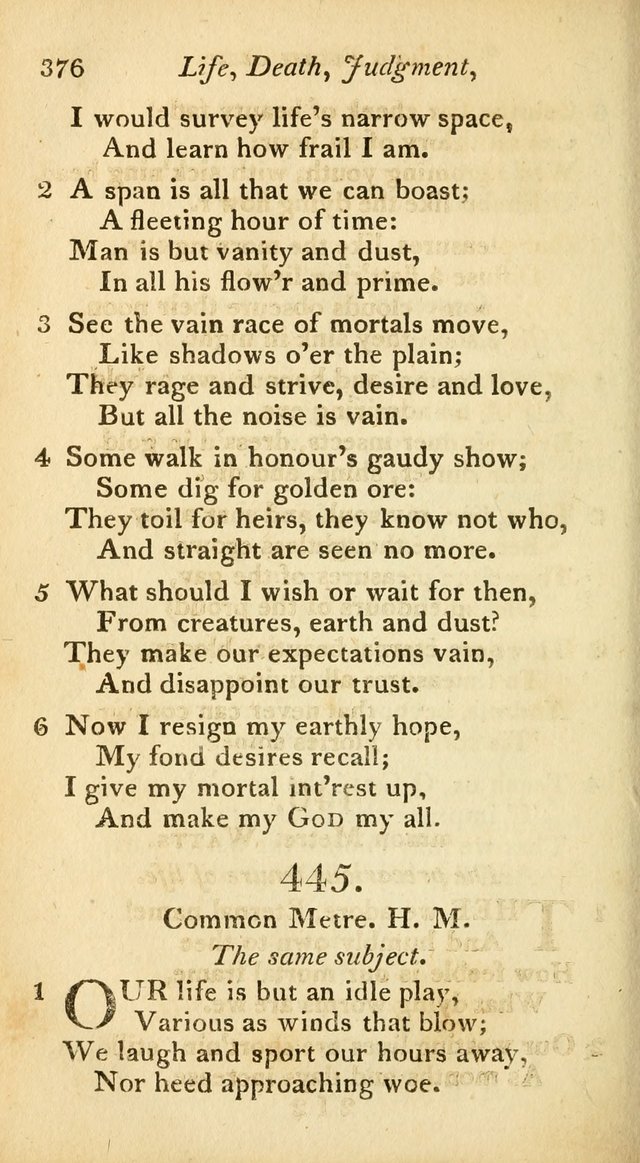 A Selection of Sacred Poetry: consisting of psalms and hymns from Watts, Doddridge, Merrick, Scott, Cowper, Barbauld, Steele, and others (2nd ed.) page 376